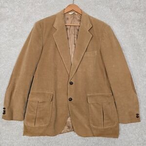 Carl Michaels Mens Corduroy Sport Coat Blazer 42R Academic Heritage‎ Classic